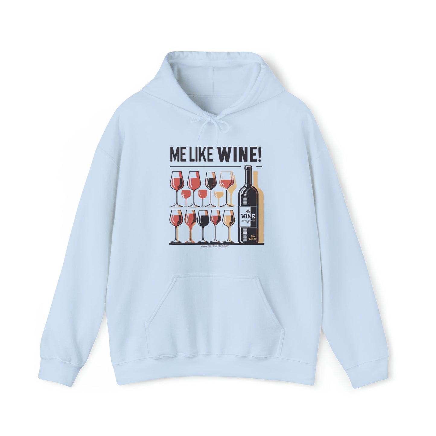 Unisex Heavy Blend™ Hooded Sweatshirt - Me Like Wine! (#1)