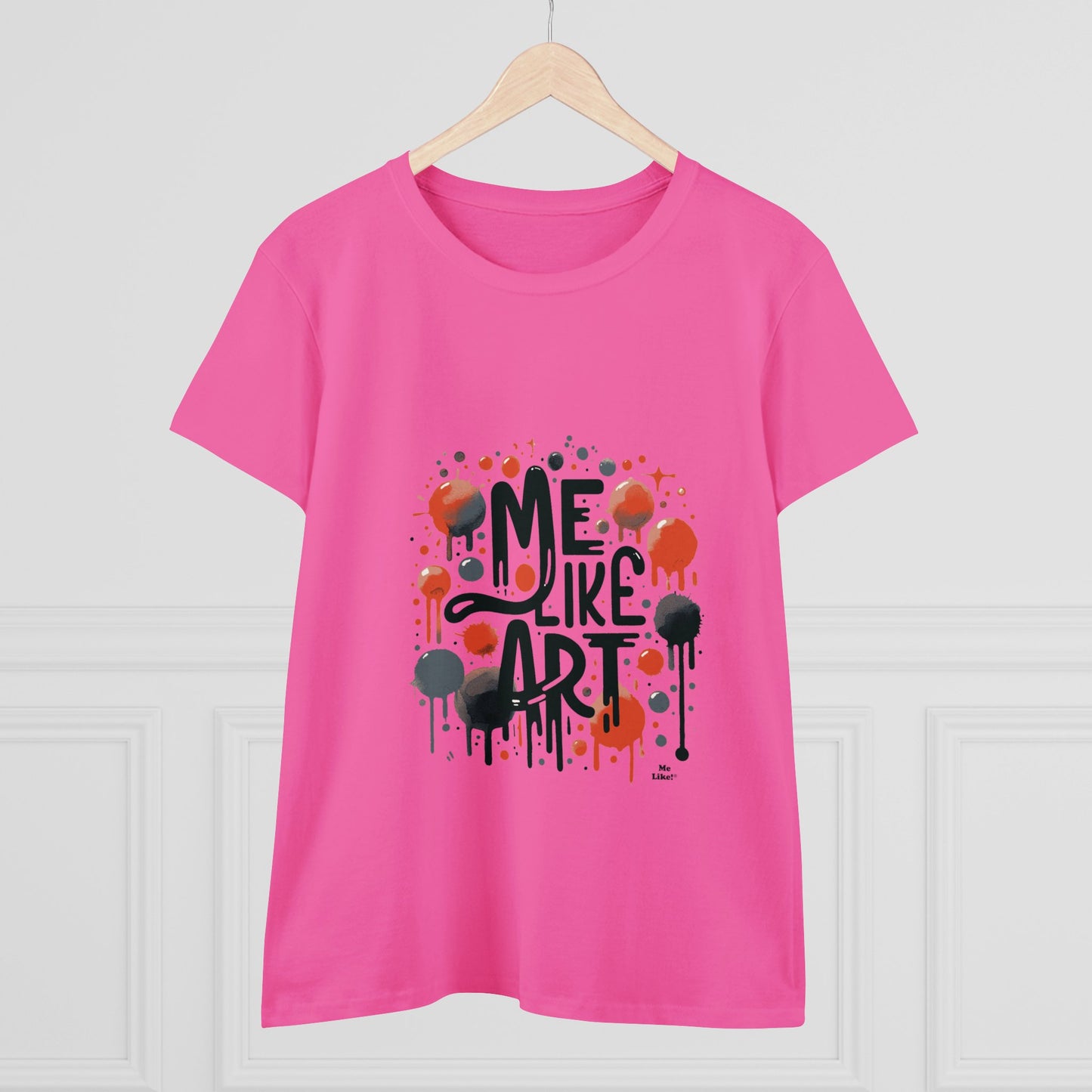 Me Like Art - Women's Heavy Cotton Tee - (Art #2)