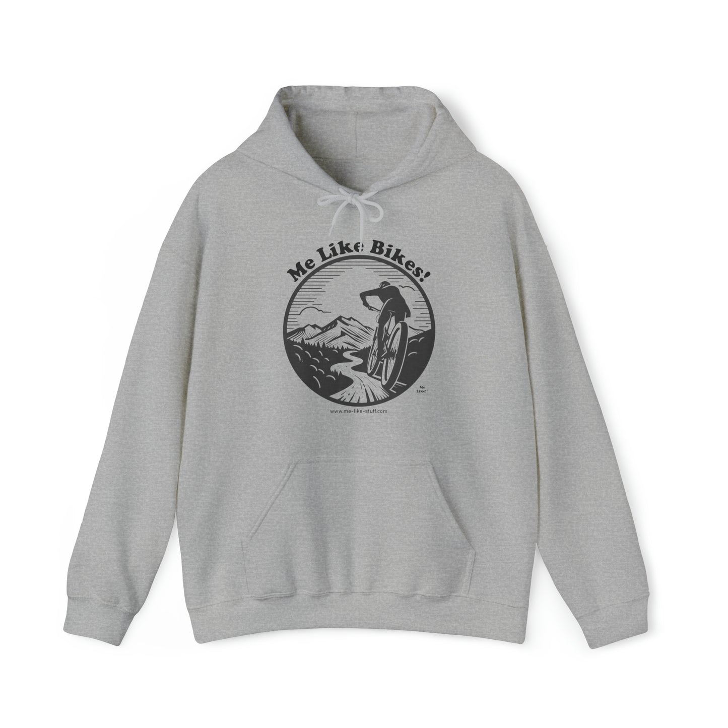 Unisex Heavy Blend™ Hooded Sweatshirt - Me Like Bikes! (MB #1)