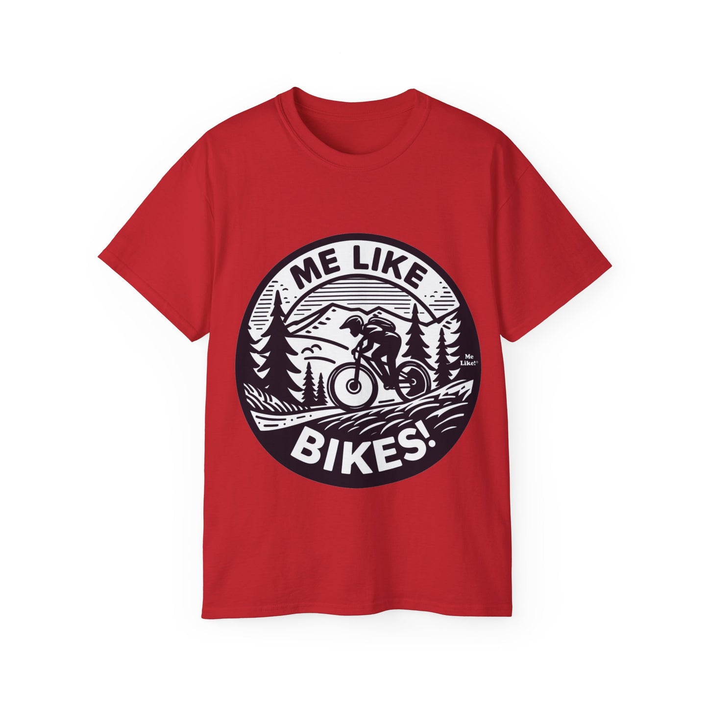 Me Like Bikes! - Unisex Ultra Cotton Tee - (Mountain Bike #4)