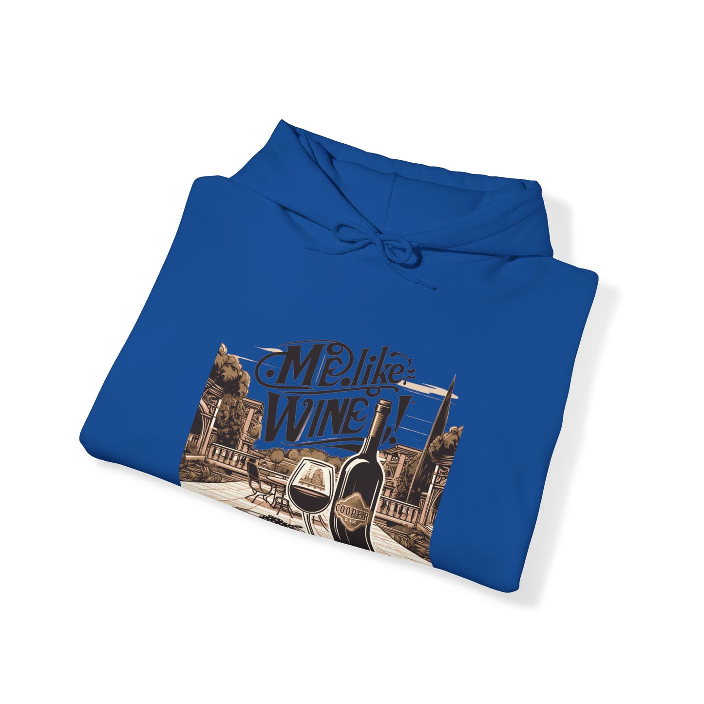 Unisex Heavy Blend™ Hooded Sweatshirt - Me Like Wine! (#4)