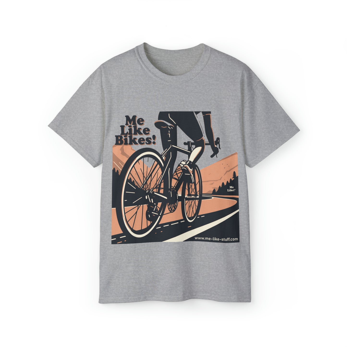 Unisex Ultra Cotton Tee - Me Like Bikes! (RB #1)