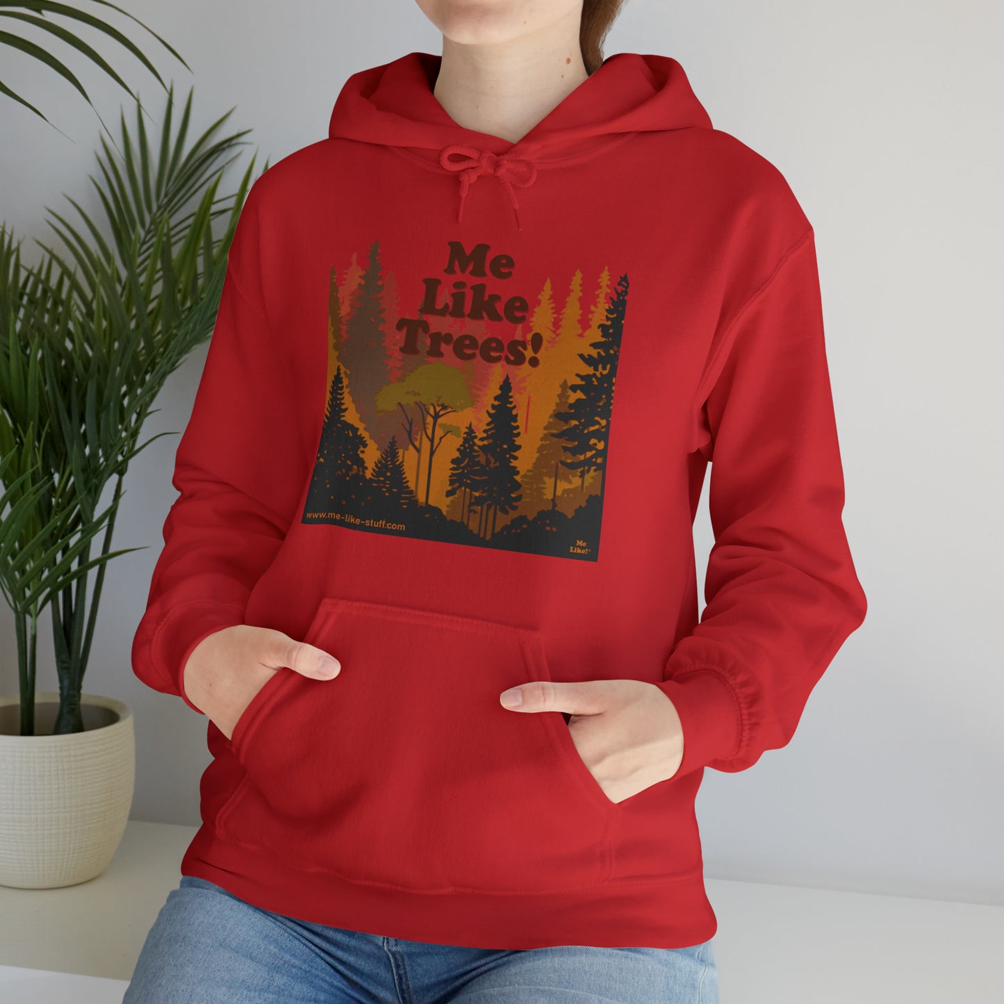 Unisex Heavy Blend™ Hooded Sweatshirt - Me Like Trees! (#3)