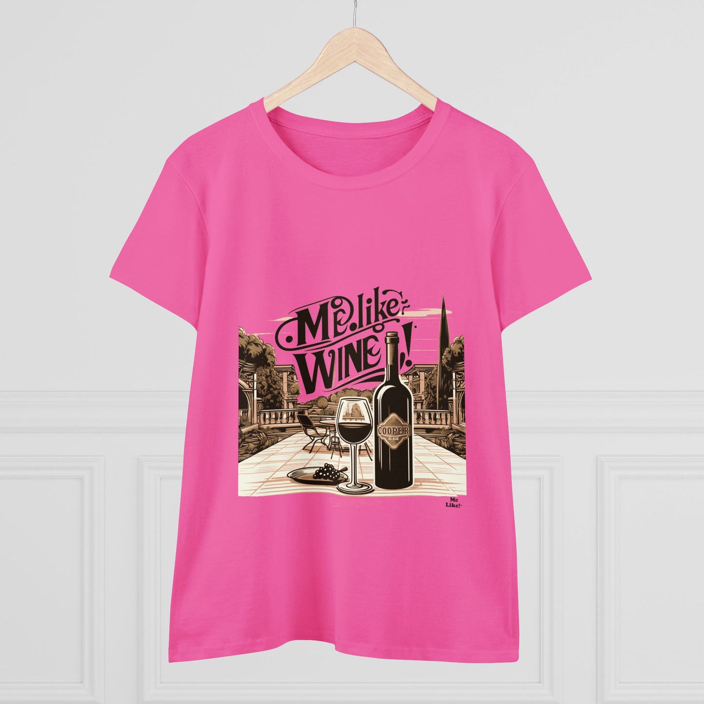 Women's Heavy Cotton Tee - Me Like Wine! (#4)