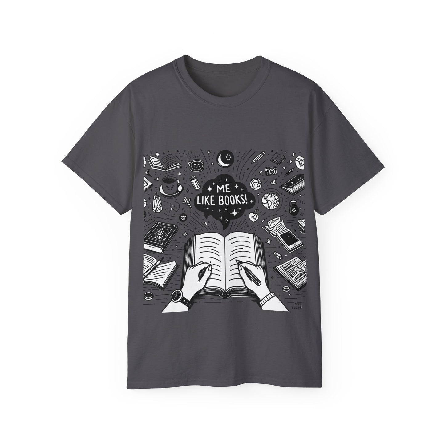 Me Like Books! - Unisex Ultra Cotton Tee - (Books #3)
