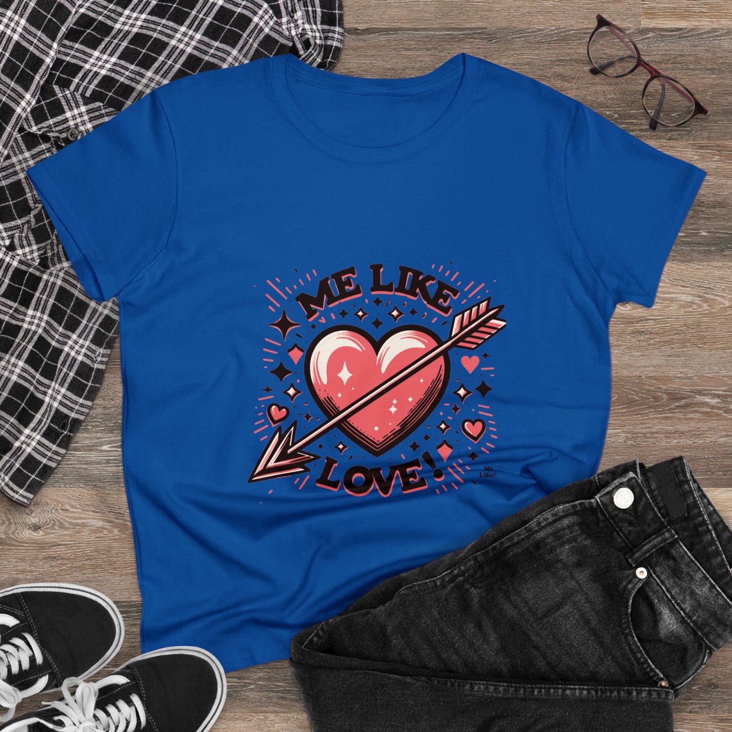 Me Like Love! - Women's Heavy Cotton Tee - (Love #2)