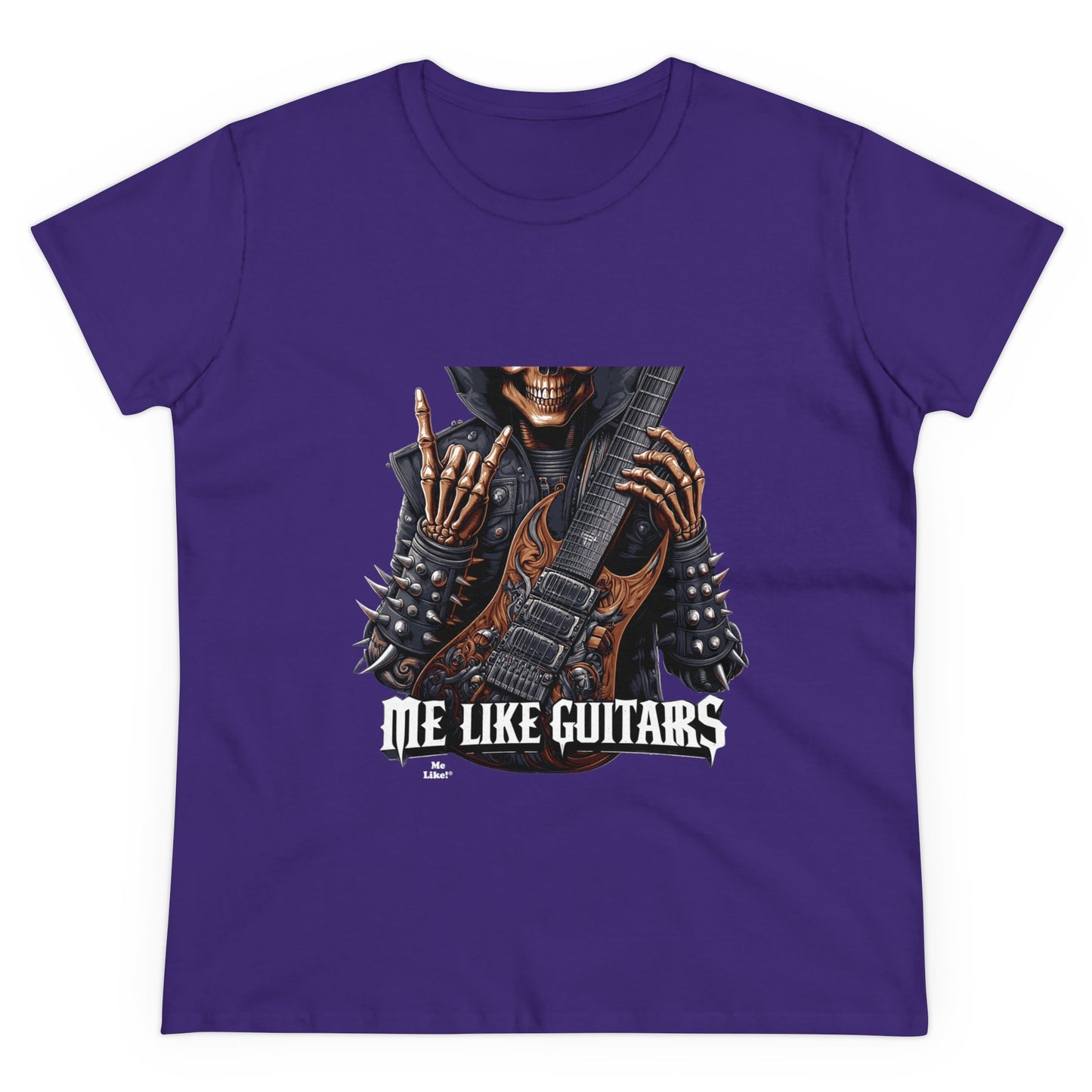 Me Like Guitars! - Women's Cotton Tee - Heavy Metal #2