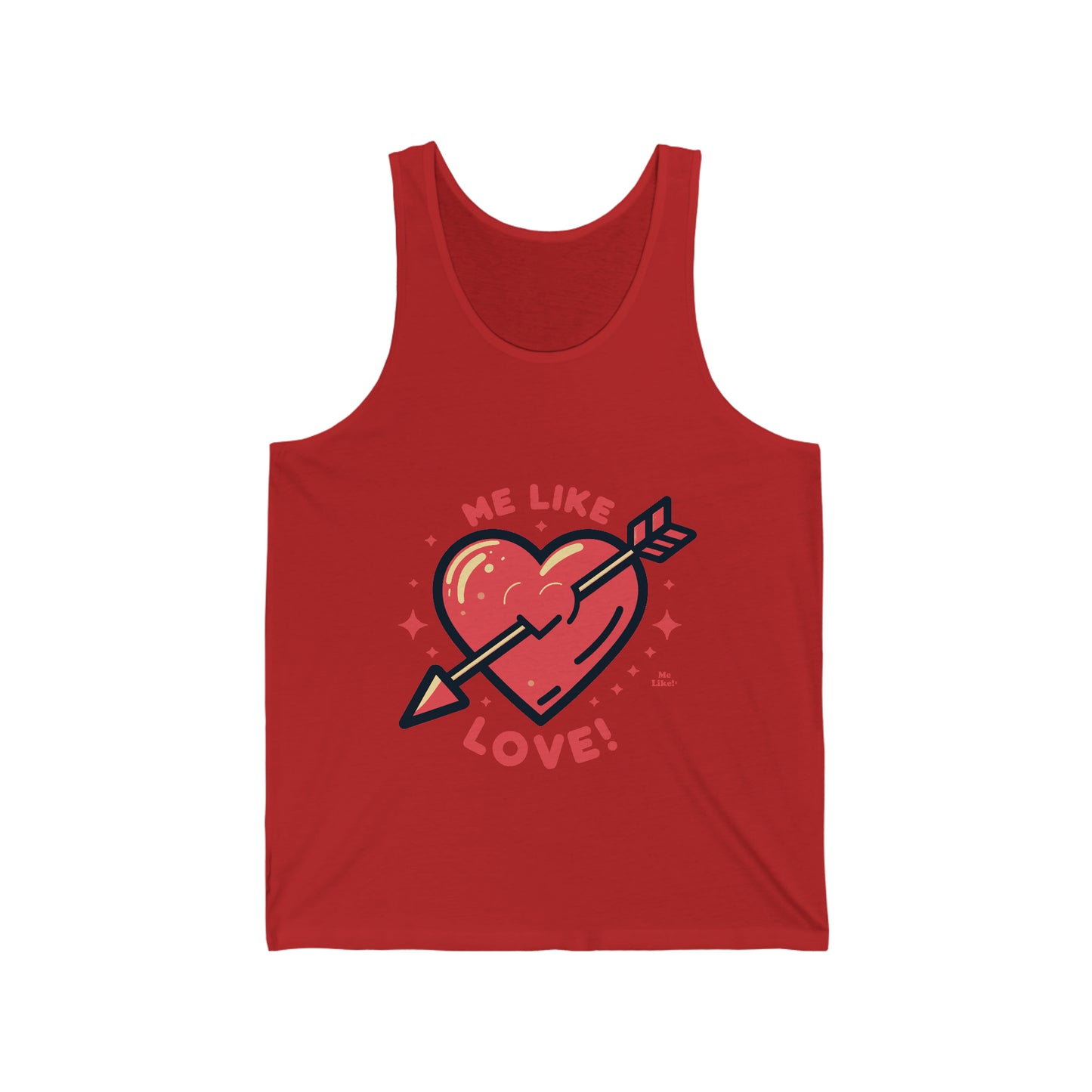 Me Like Love! - Unisex Jersey Tank - (Love #1)