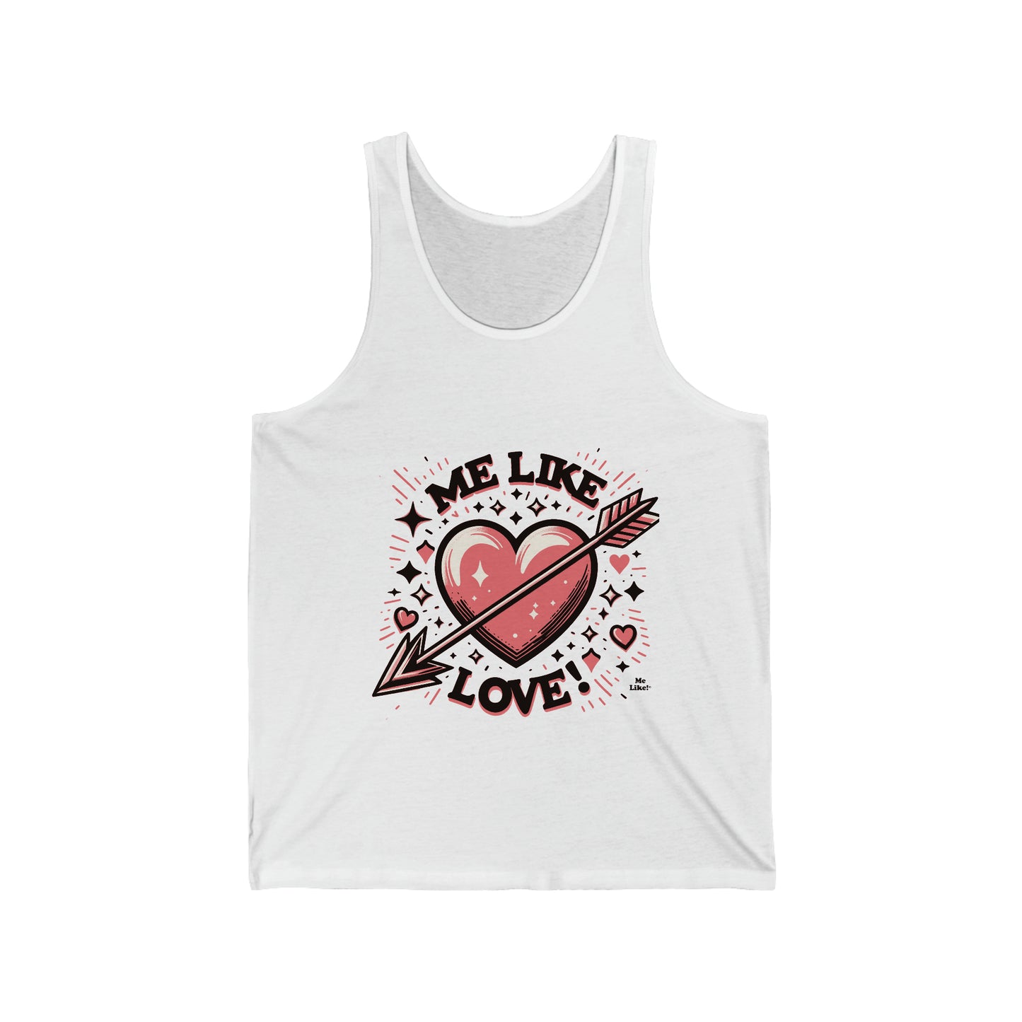 Me Like Love! - Unisex Jersey Tank - (Love #2)