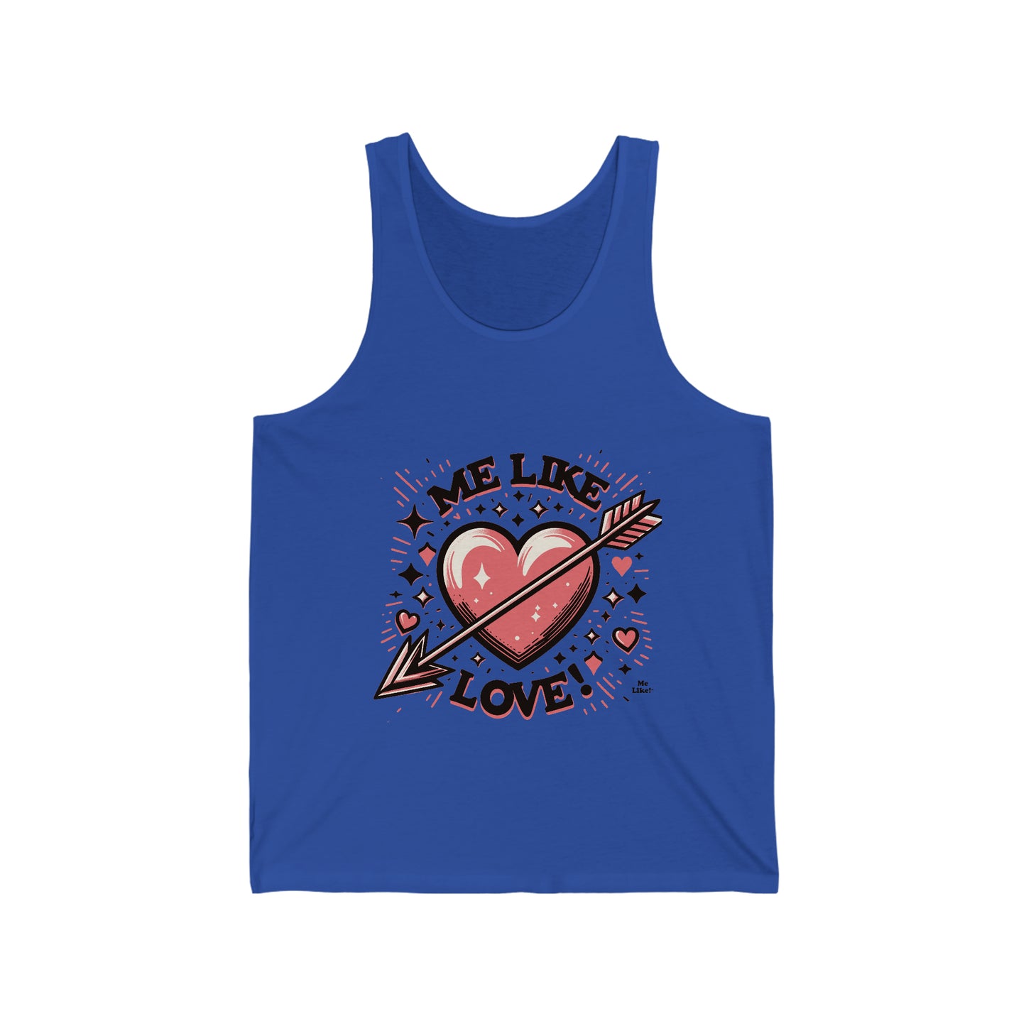 Me Like Love! - Unisex Jersey Tank - (Love #2)