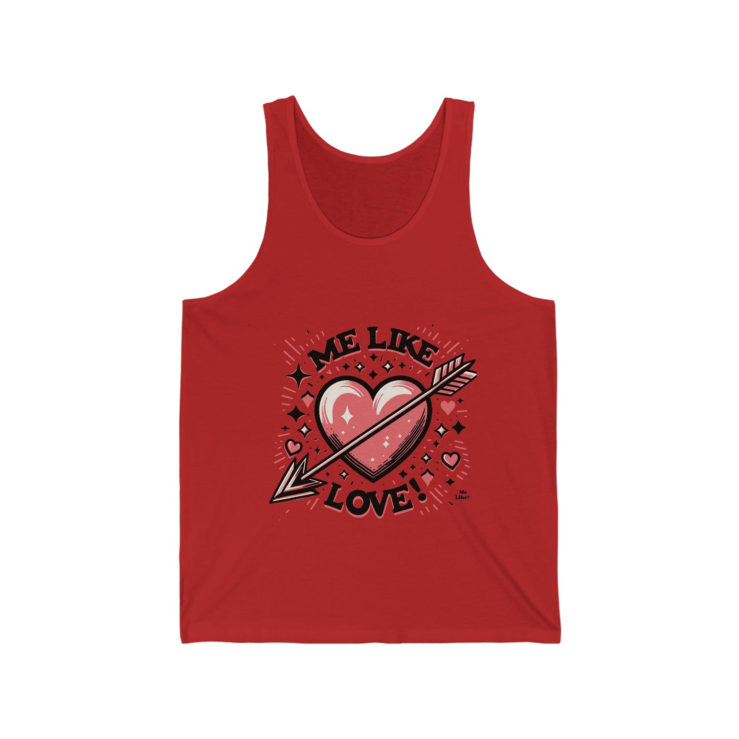 Me Like Love! - Unisex Jersey Tank - (Love #2)