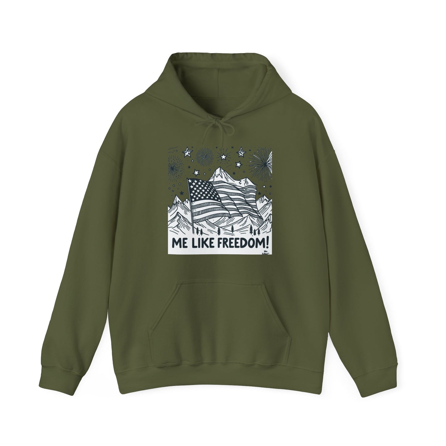 Me Like Freedom! - Unisex Heavy Blend™ Hooded Sweatshirt - (Freedom #5)
