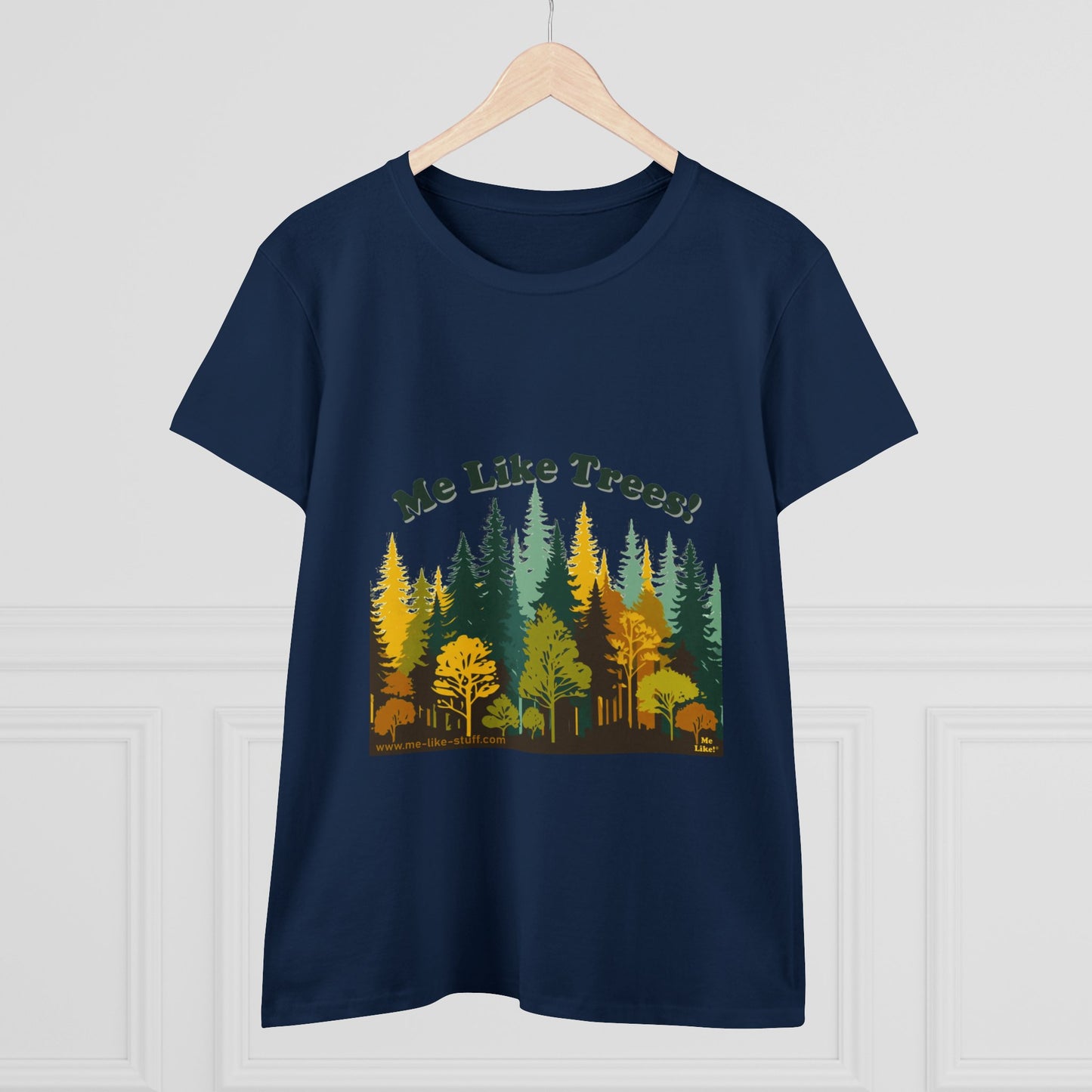 Women's Heavy Cotton Tee - Me Like Trees! (#2)