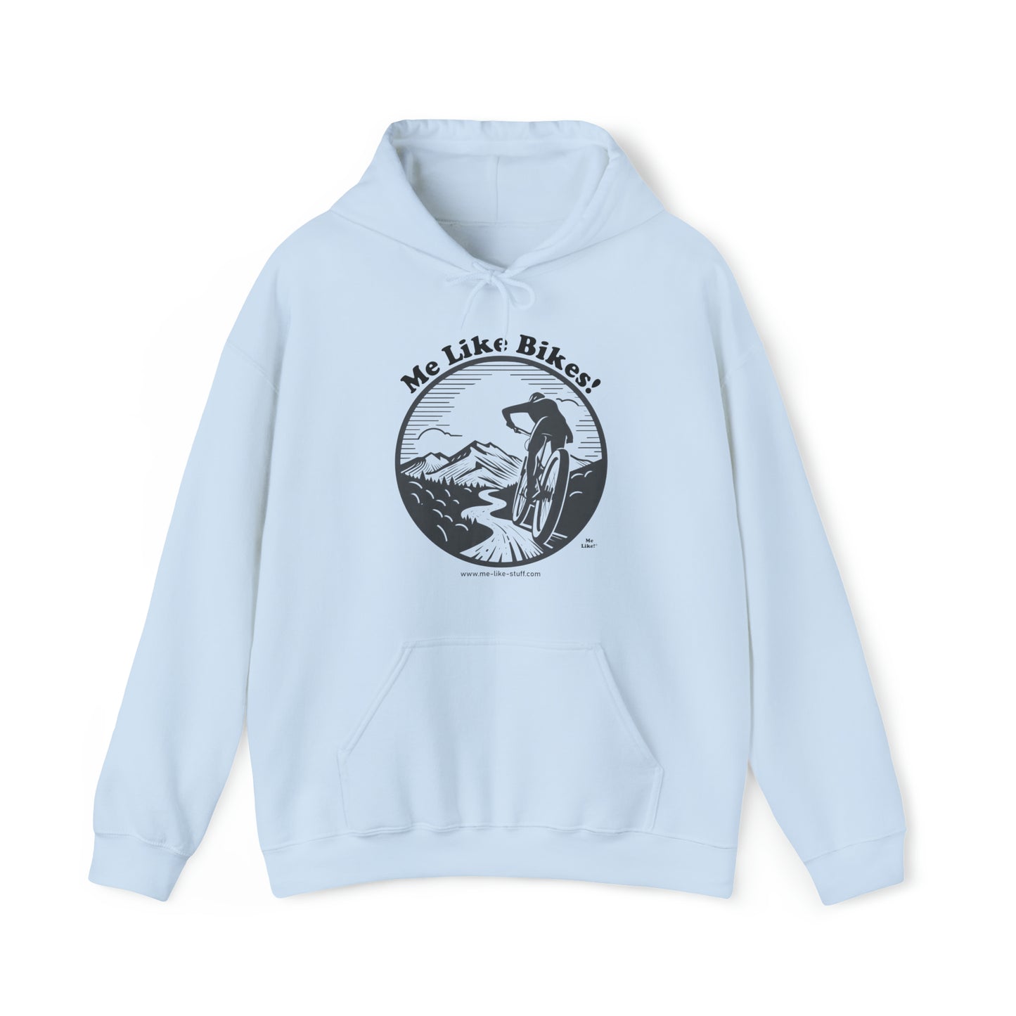 Unisex Heavy Blend™ Hooded Sweatshirt - Me Like Bikes! (MB #1)