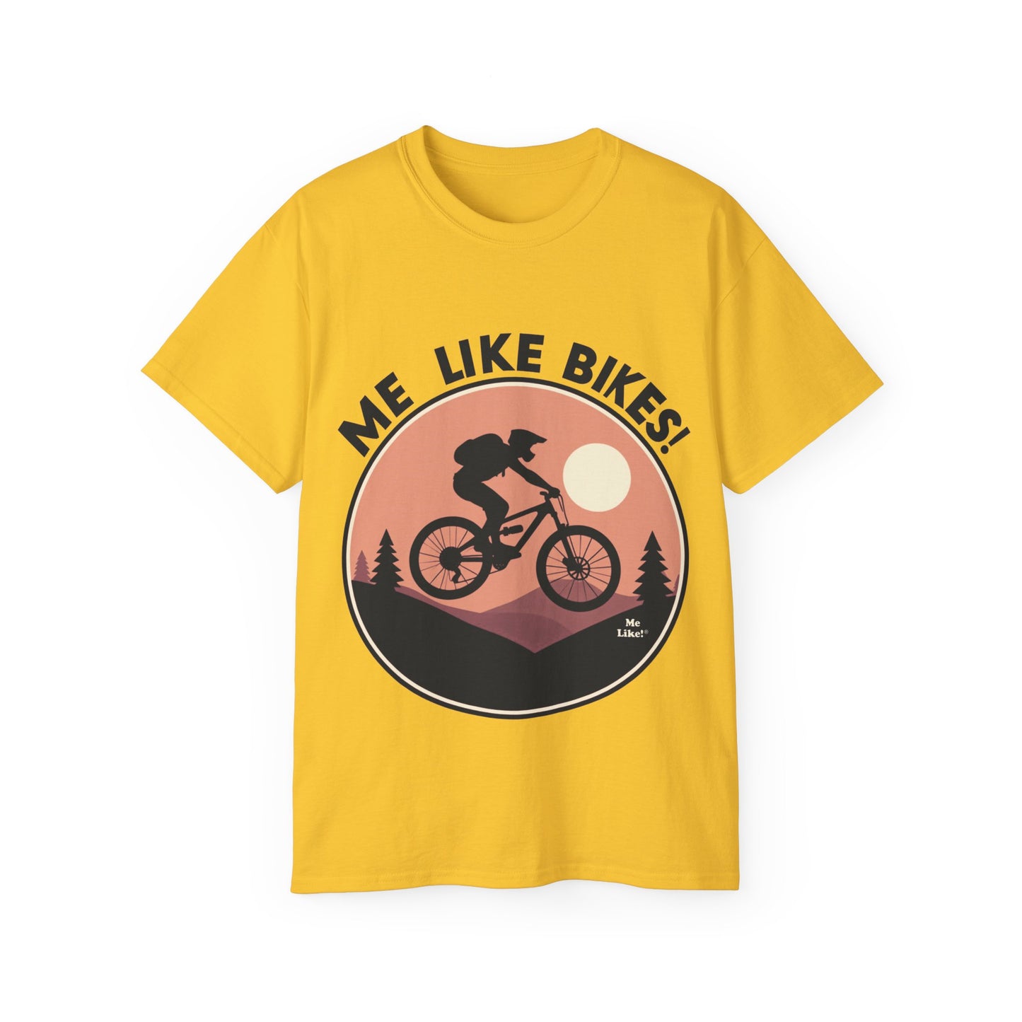 Me Like Bikes! - Unisex Ultra Cotton Tee - (Mountain Bike #3)
