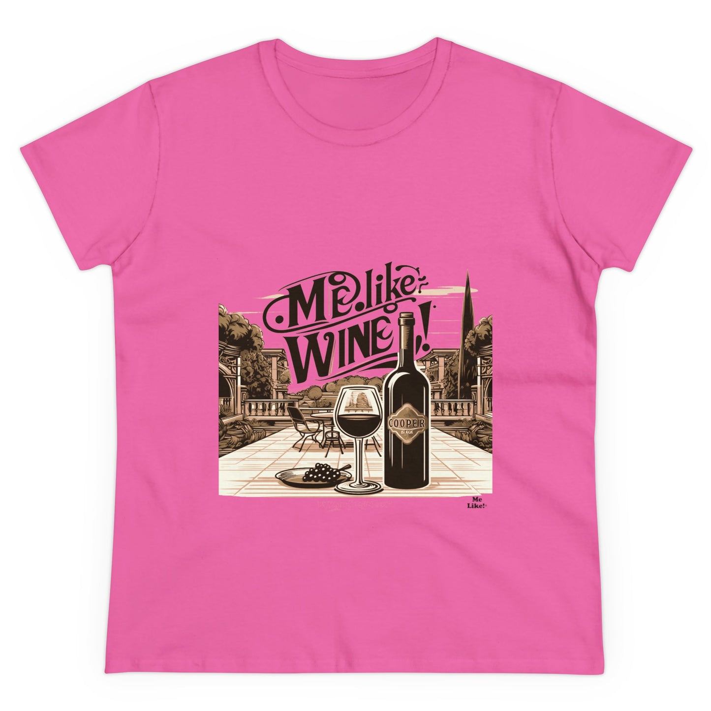Women's Heavy Cotton Tee - Me Like Wine! (#4)