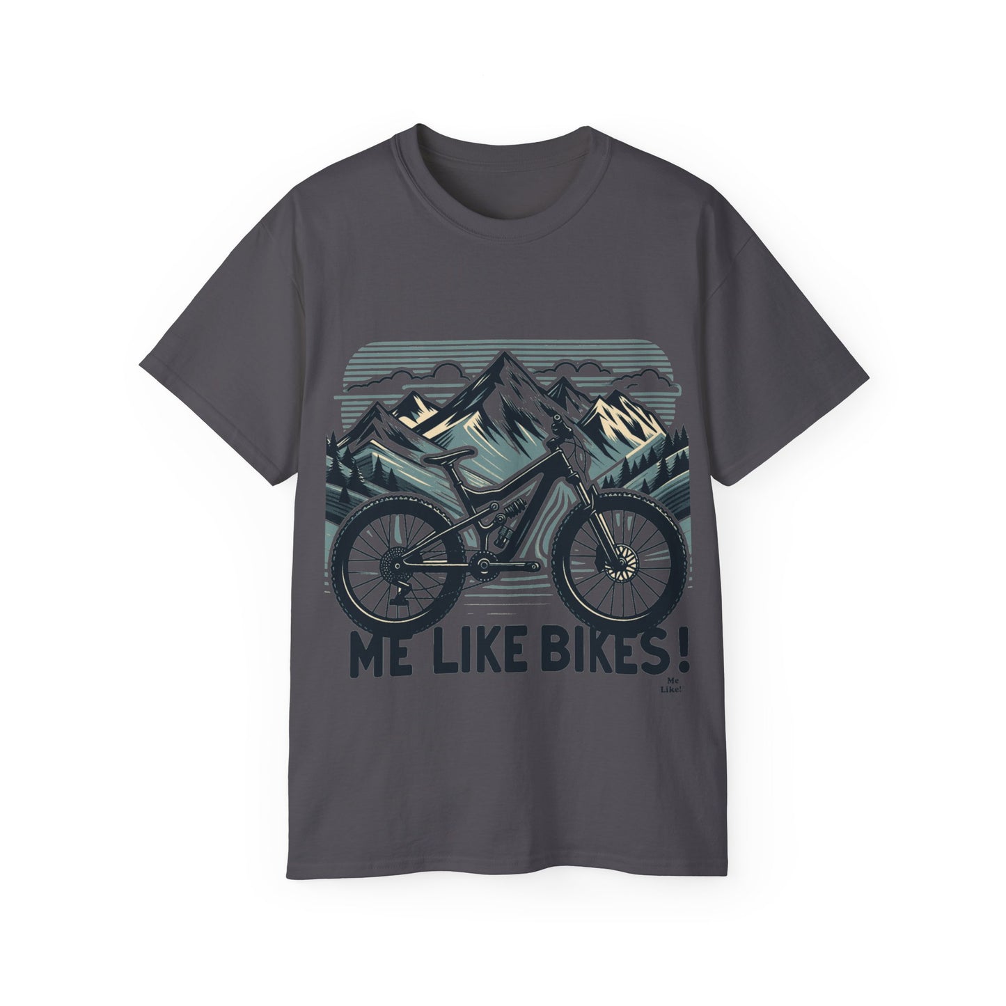 Me Like Bikes! - Unisex Ultra Cotton Tee - (Mountain Bike #5)