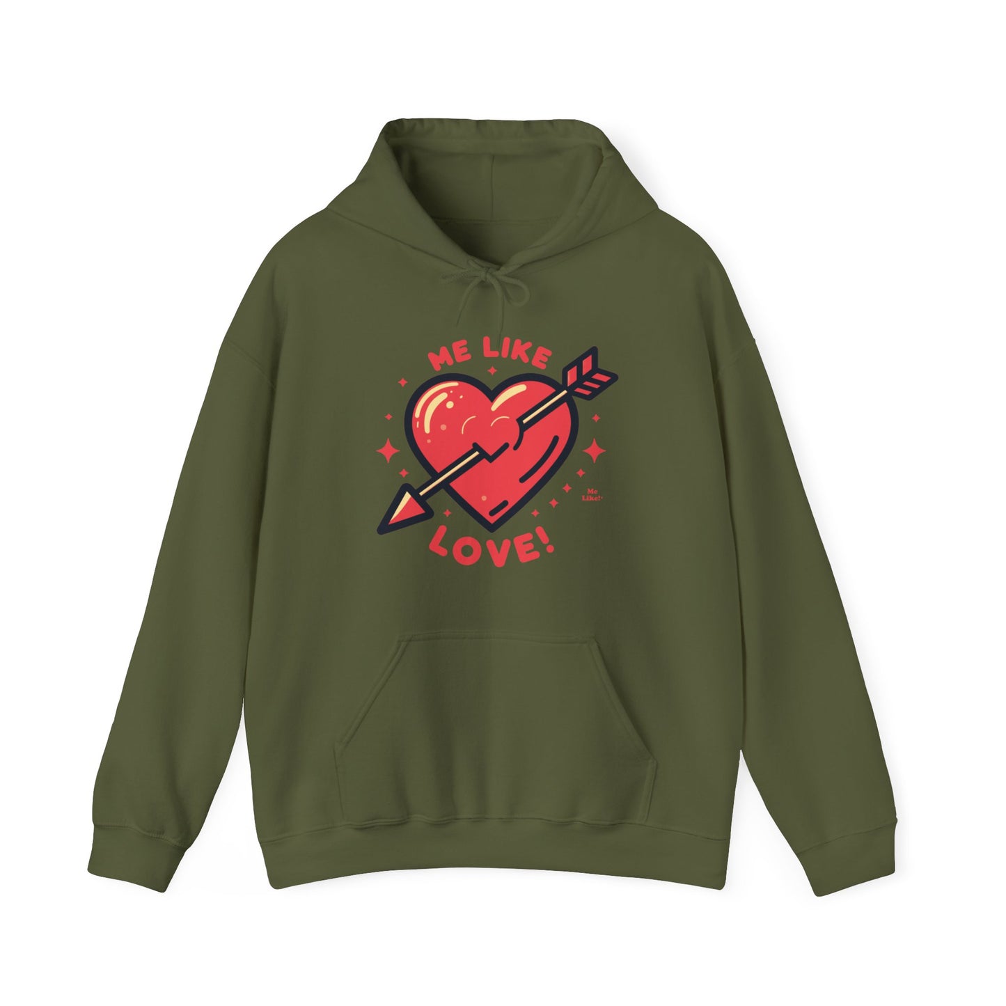Me Like Love! - Unisex Heavy Blend™ Hooded Sweatshirt - (Love #1)