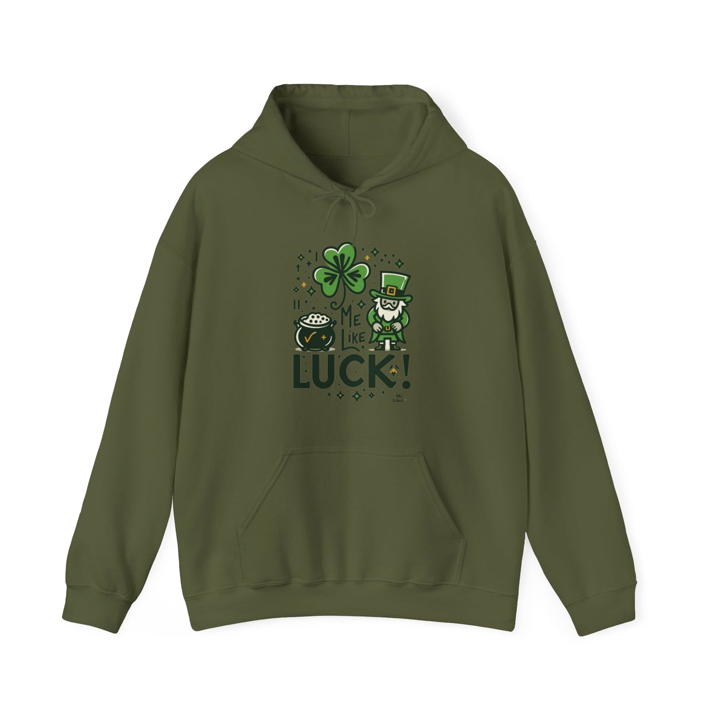 Me Like Luck! - Unisex Heavy Blend™ Hooded Sweatshirt - (St. Patrick's Day #4)