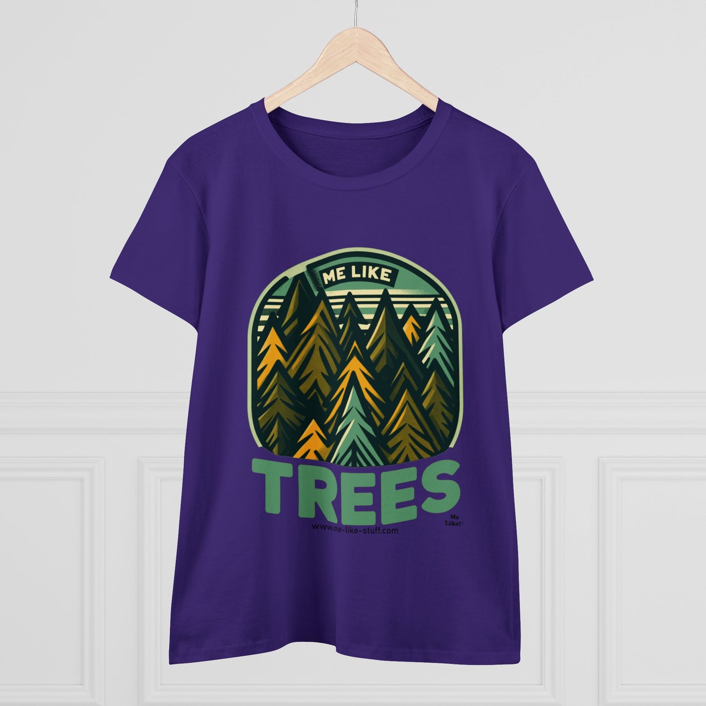 Women's Heavy Cotton Tee - Me Like Trees! (#4)
