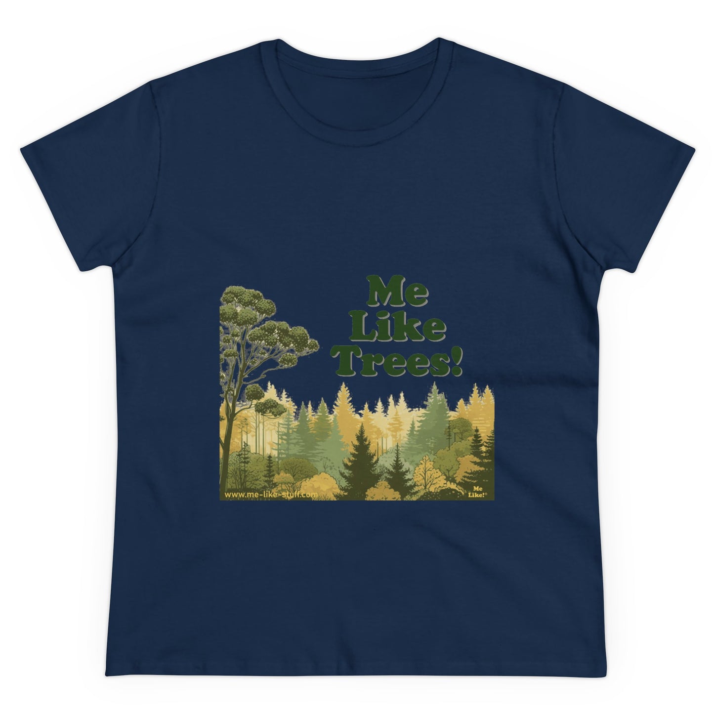 Women's Heavy Cotton Tee - Me Like Trees! (#1)