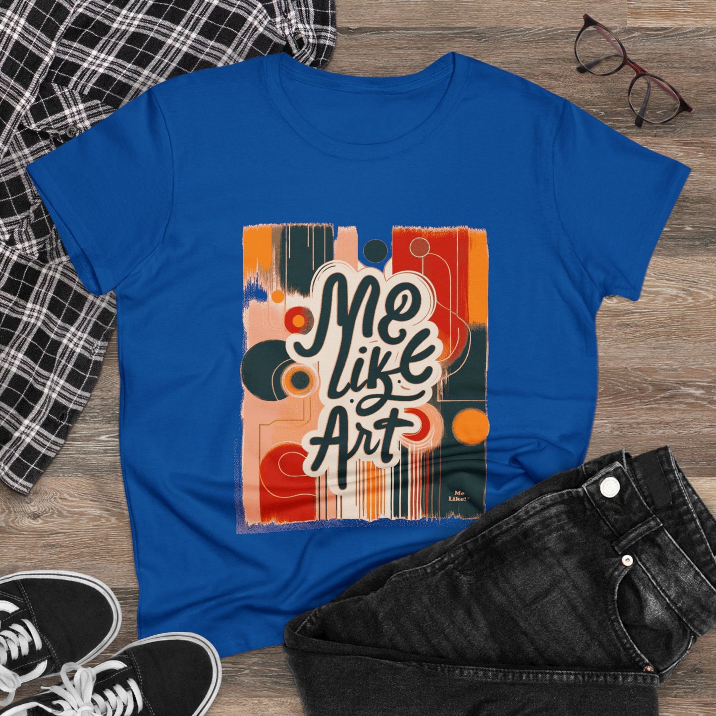 Me Like Art - Women's Heavy Cotton Tee - (Art #1)