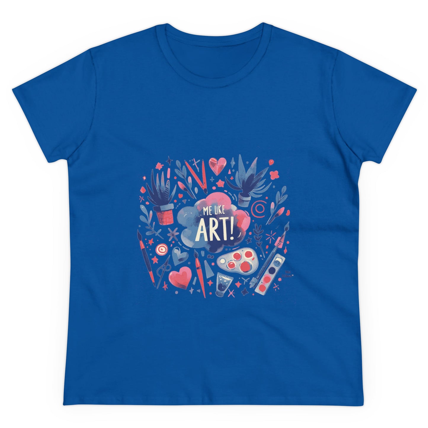Me Like Art - Women's Heavy Cotton Tee - (Art #3)