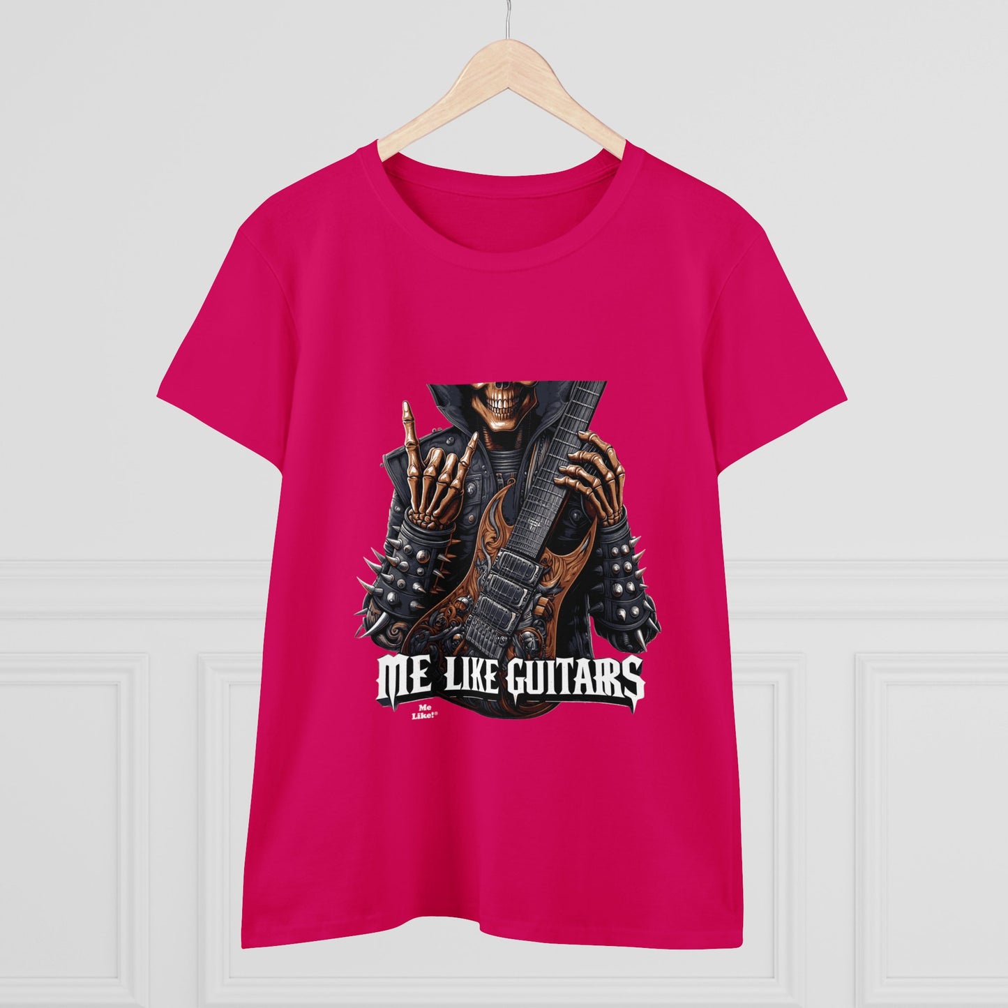 Me Like Guitars! - Women's Cotton Tee - Heavy Metal #2