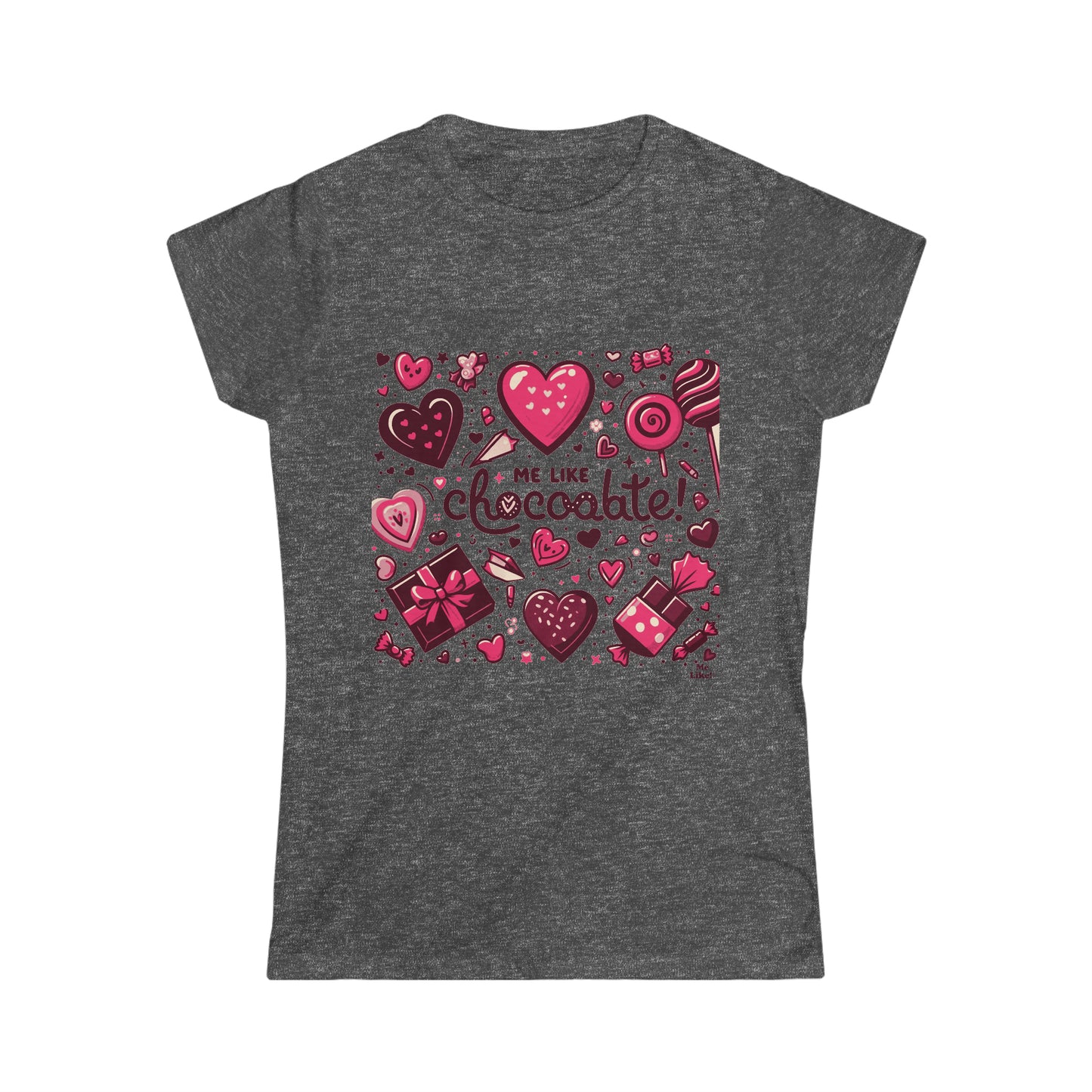 Me Like Chocolate! - Women's Softstyle Tee - (Chocolate #1)
