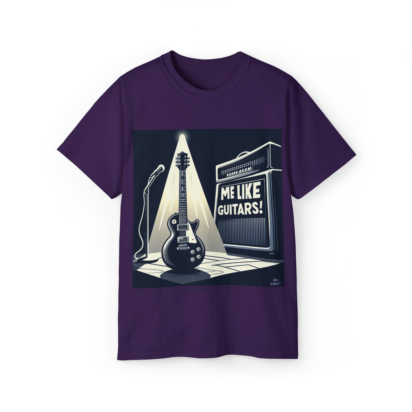 Unisex Ultra Cotton Tee - Me Like Guitars! (electric #1)
