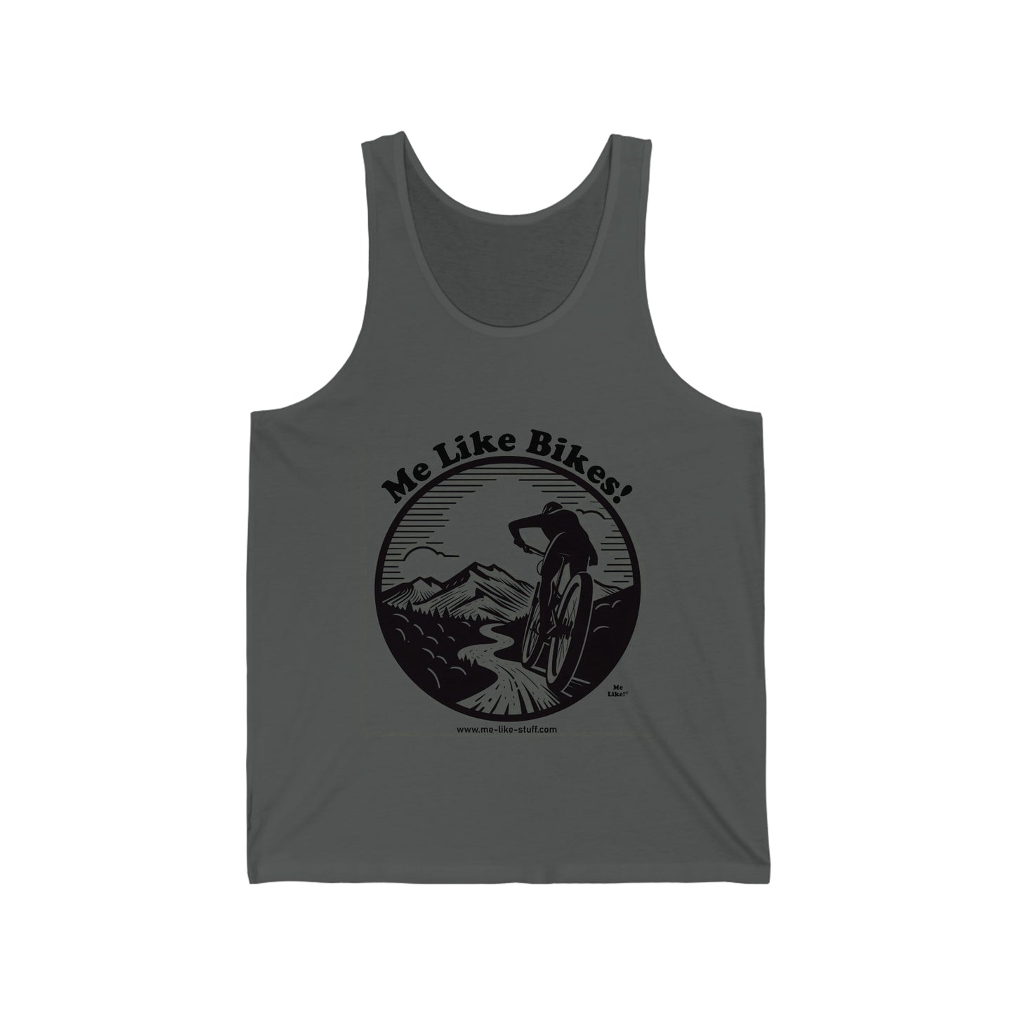 Unisex Jersey Tank - Me Like Bikes! (MB #1)