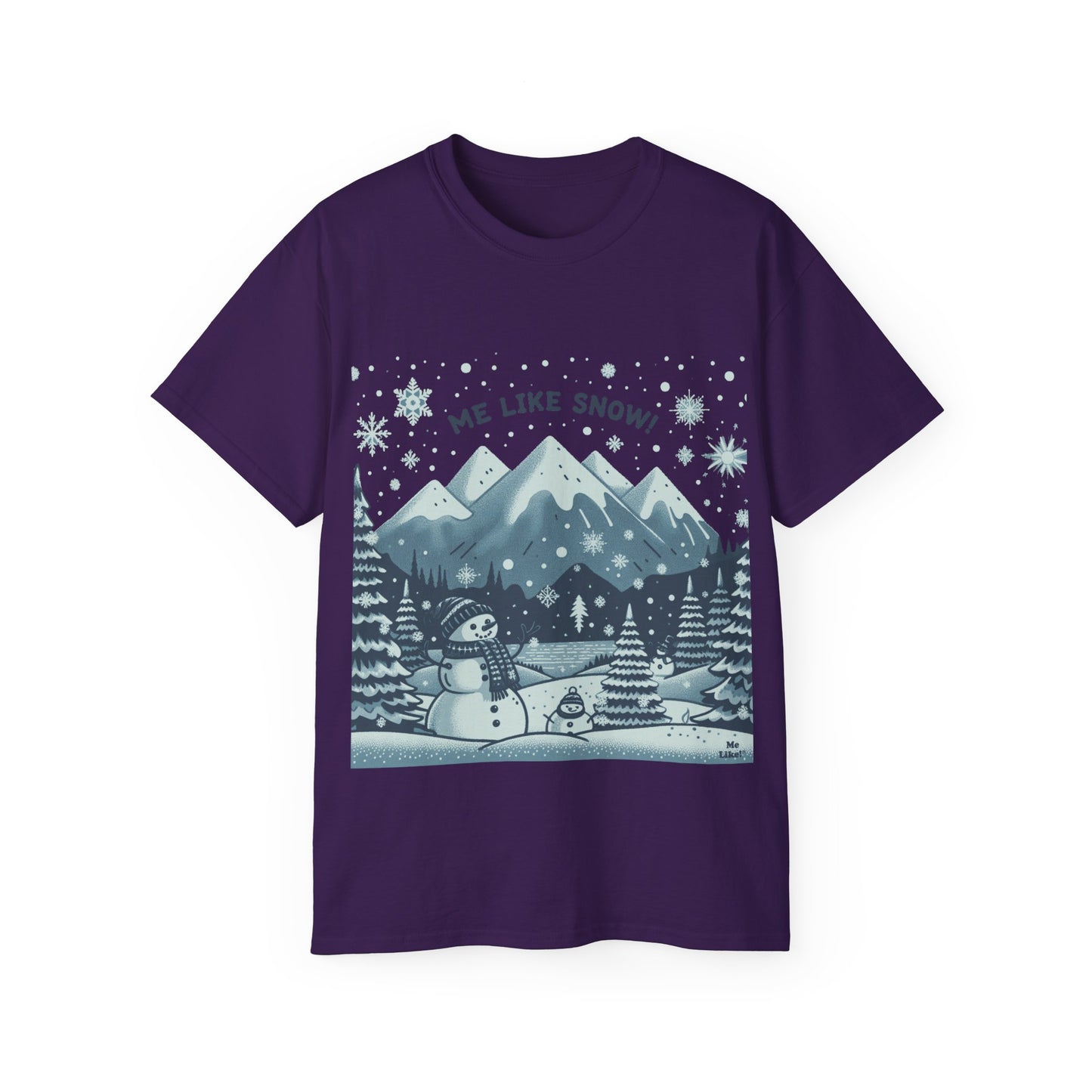 Me Like Snow! - Unisex Ultra Cotton Tee - (Snowman #1)