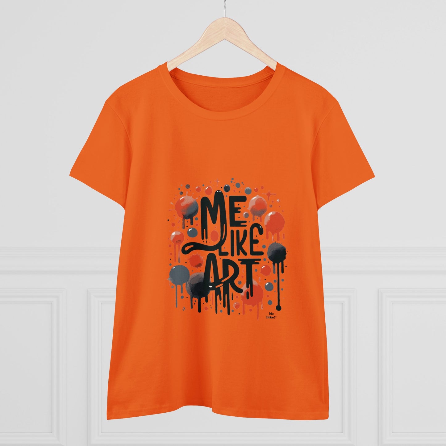 Me Like Art - Women's Heavy Cotton Tee - (Art #2)