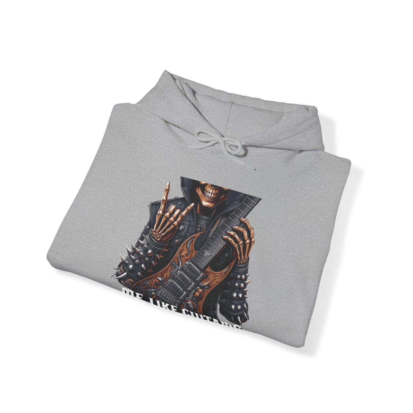 Me Like Guitars! - Unisex Hooded Sweatshirt - Heavy Metal #2