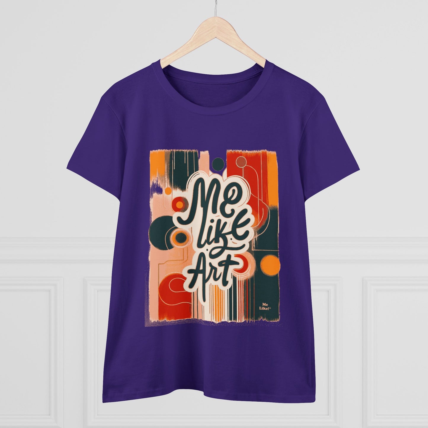 Me Like Art - Women's Heavy Cotton Tee - (Art #1)