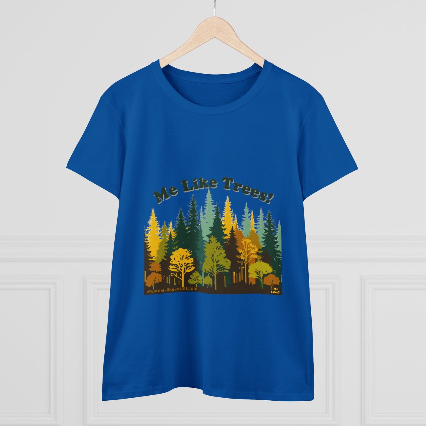 Women's Heavy Cotton Tee - Me Like Trees! (#2)