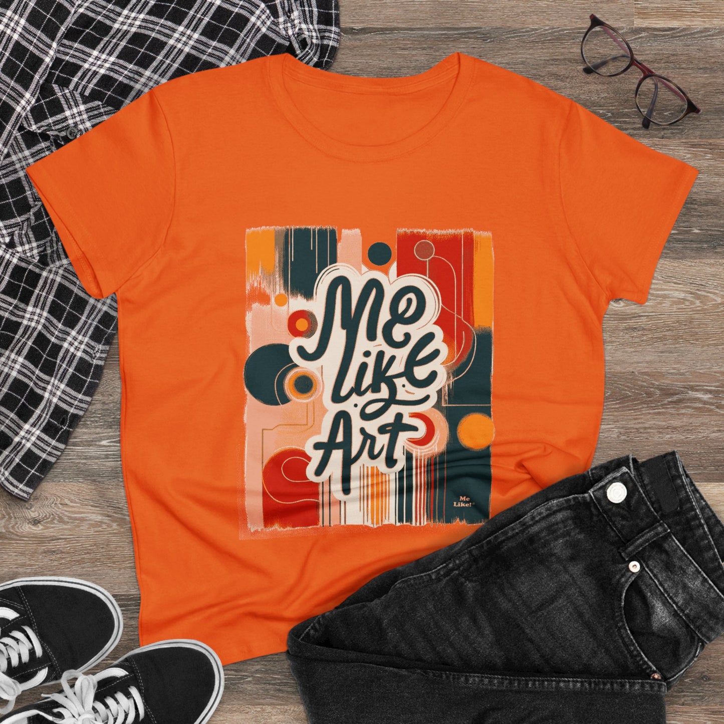 Me Like Art - Women's Heavy Cotton Tee - (Art #1)