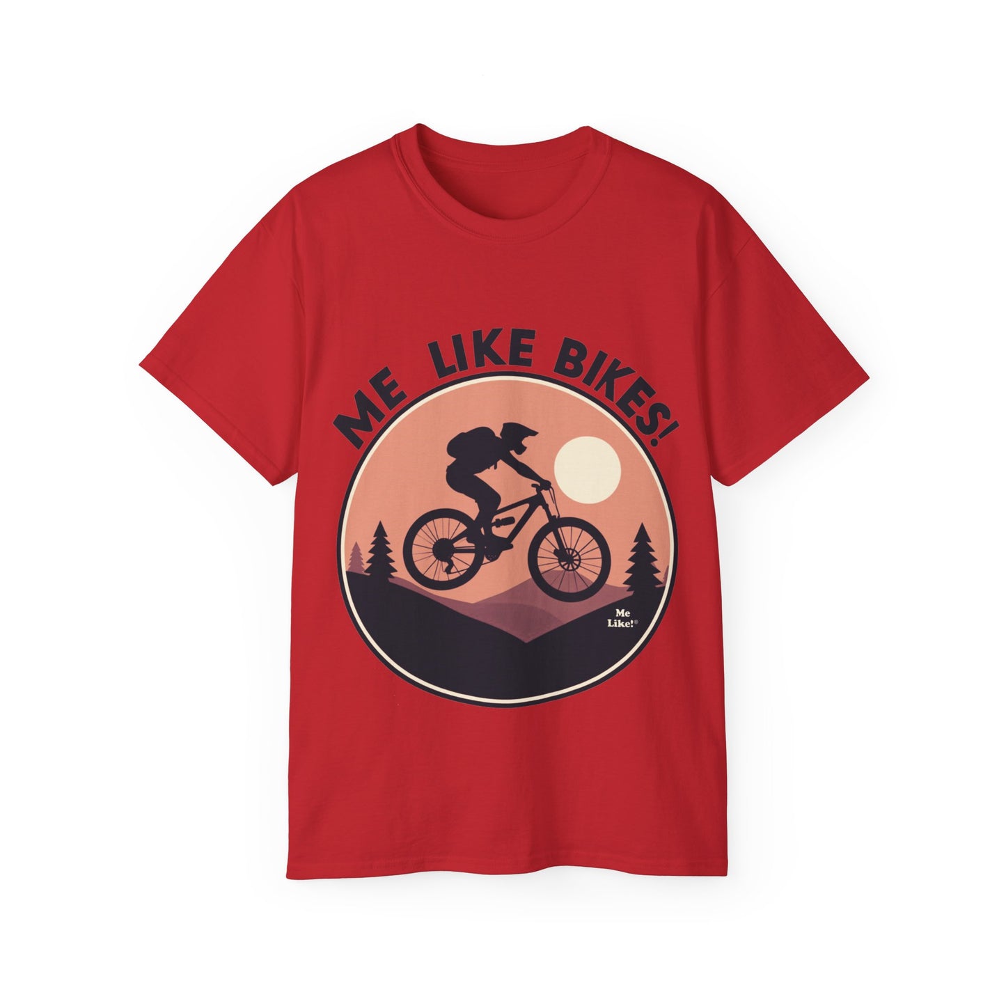Me Like Bikes! - Unisex Ultra Cotton Tee - (Mountain Bike #3)
