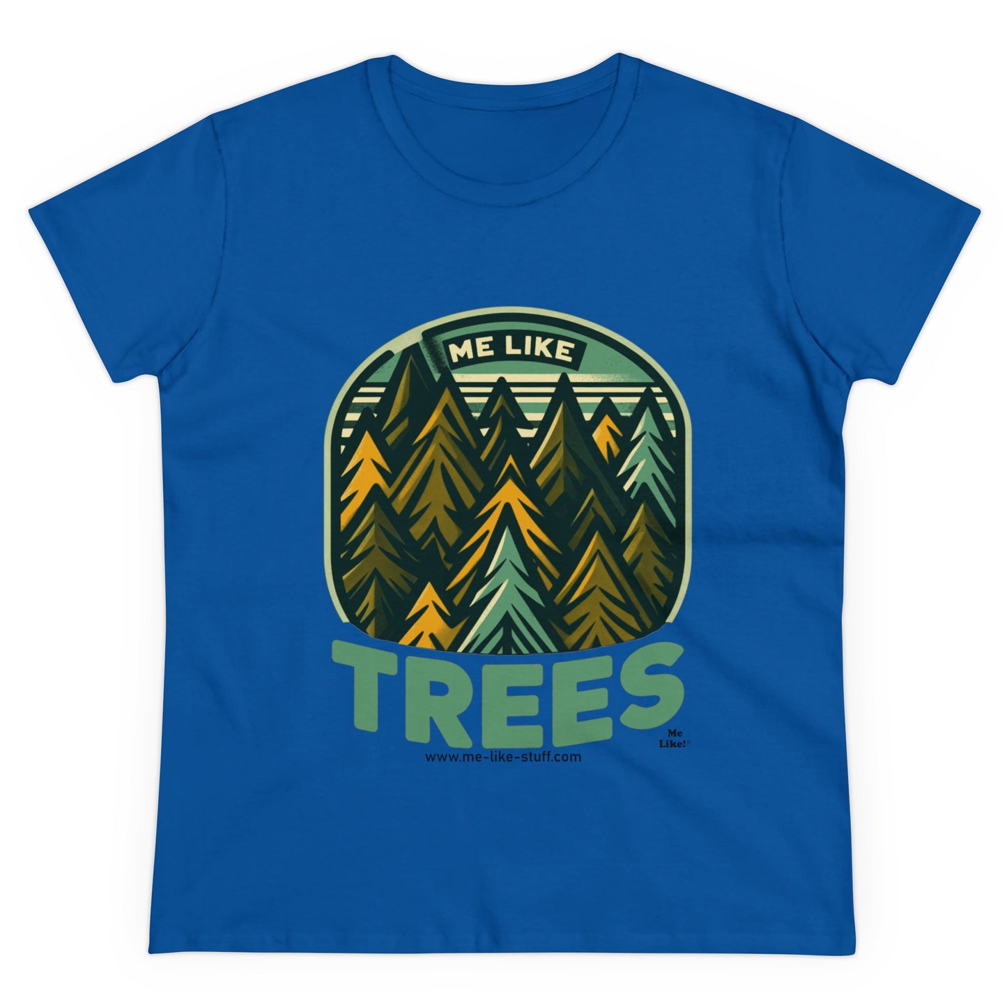 Women's Heavy Cotton Tee - Me Like Trees! (#4)