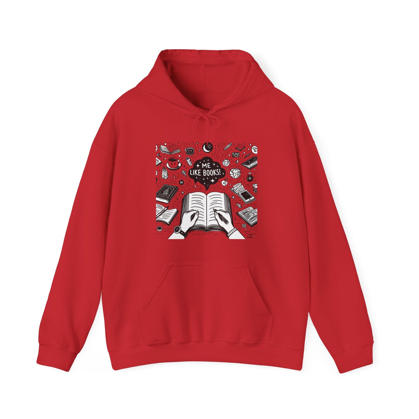 Me Like Books! - Unisex Heavy Blend™ Hooded Sweatshirt - (Books #3)