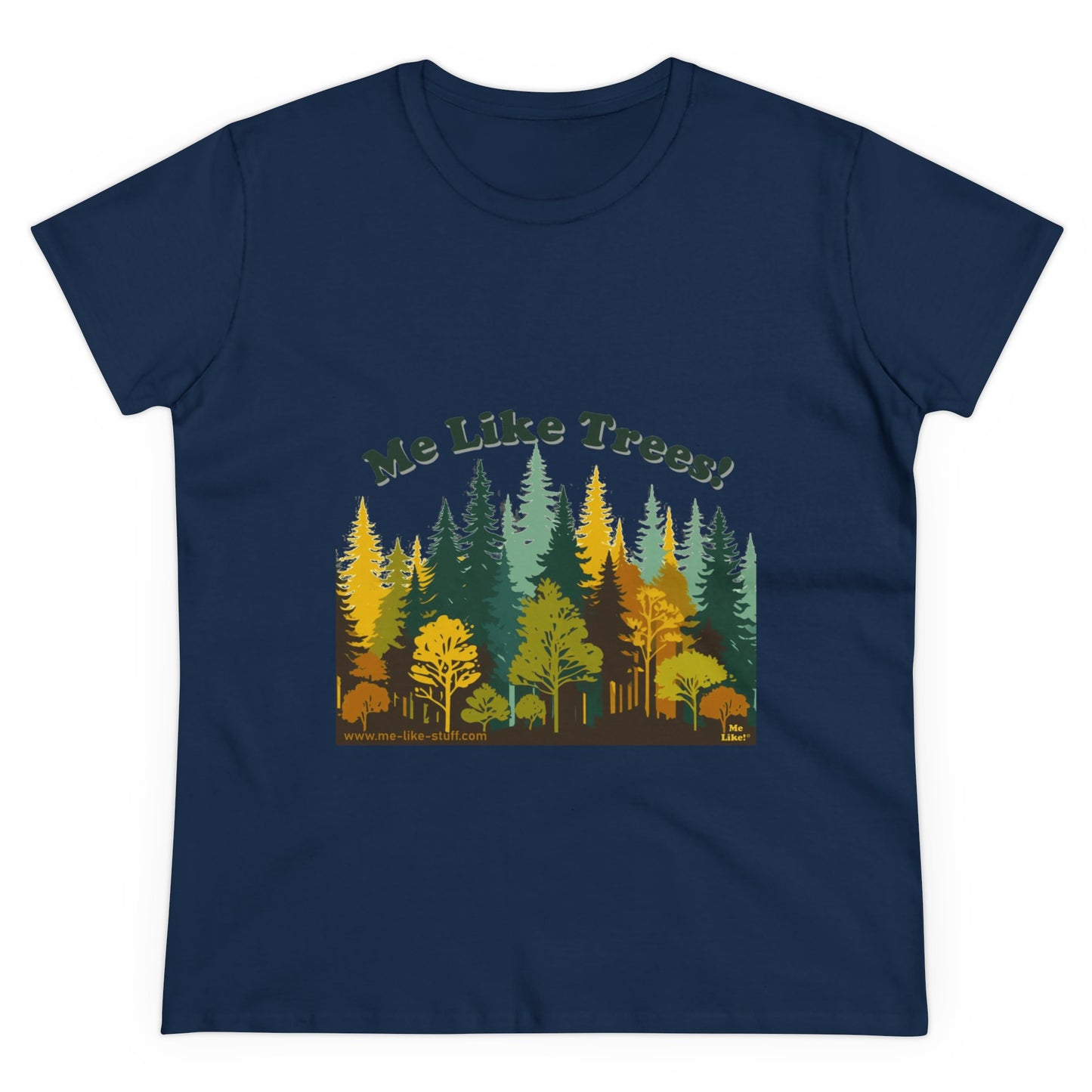 Women's Heavy Cotton Tee - Me Like Trees! (#2)