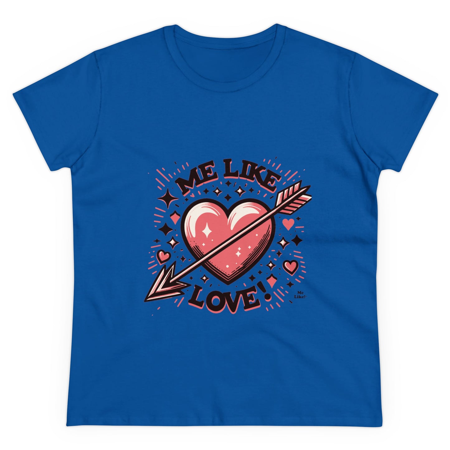 Me Like Love! - Women's Heavy Cotton Tee - (Love #2)