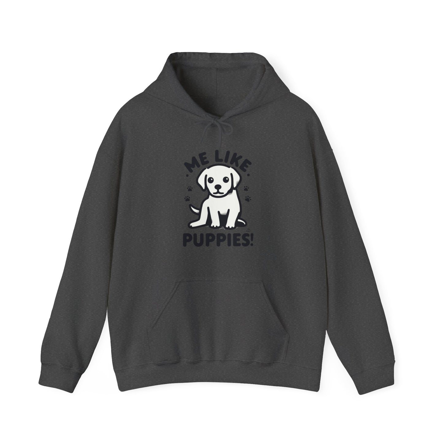 Me Like Puppies! - Unisex Heavy Blend™ Hooded Sweatshirt - (#3)