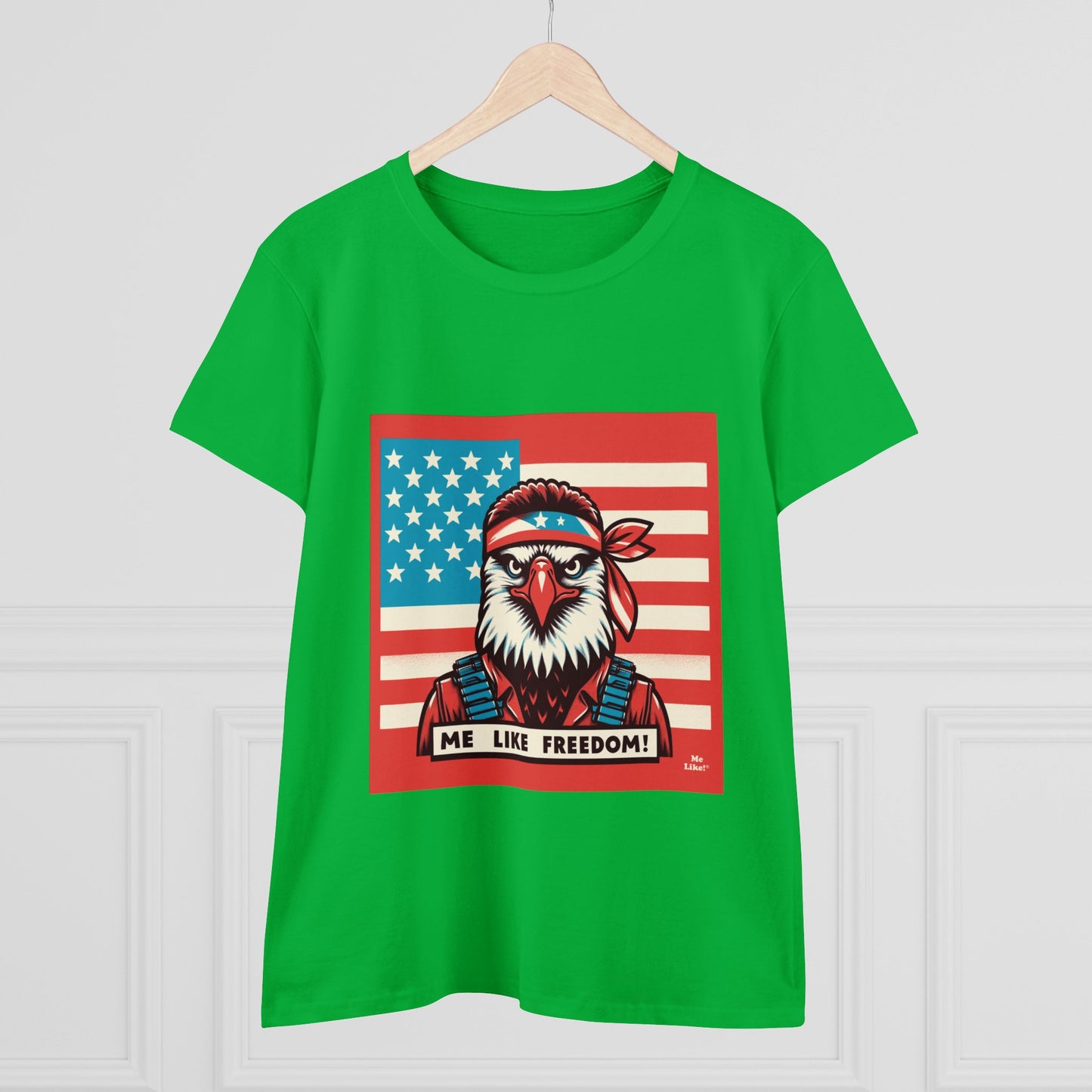 Me Like Freedom! - Women's Heavy Cotton Tee - (Freedom #3)