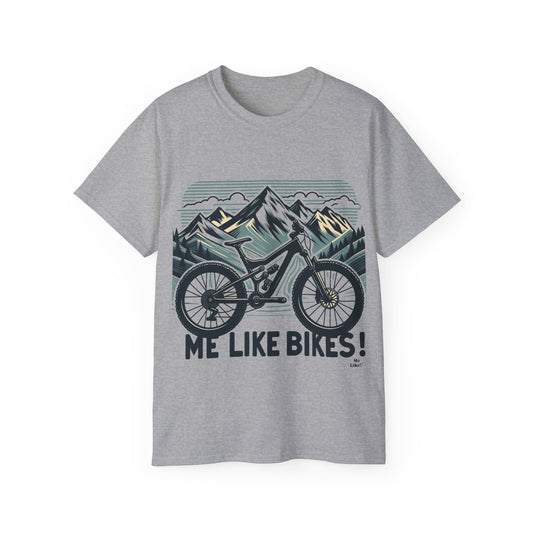 Me Like Bikes! - Unisex Ultra Cotton Tee - (Mountain Bike #5)