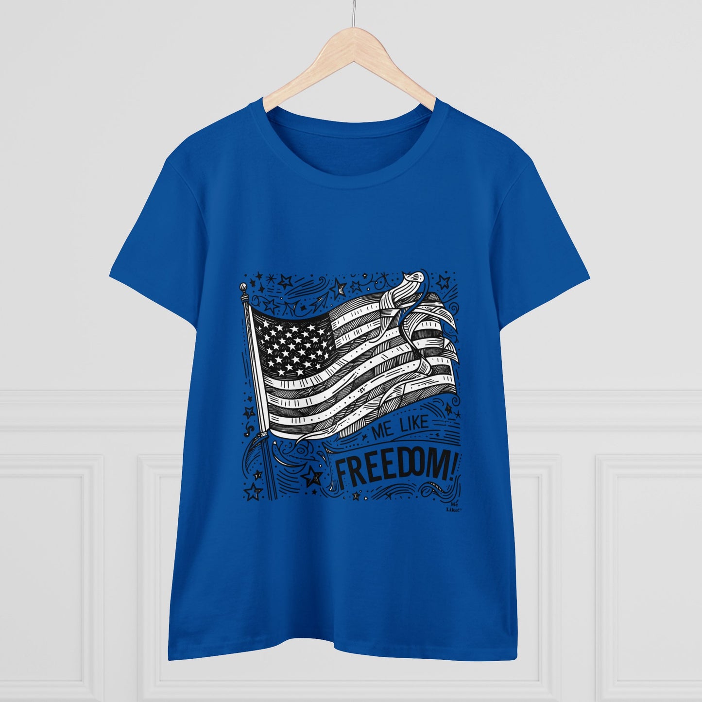 Me Like Freedom! - Women's Heavy Cotton Tee - (Freedom #1)