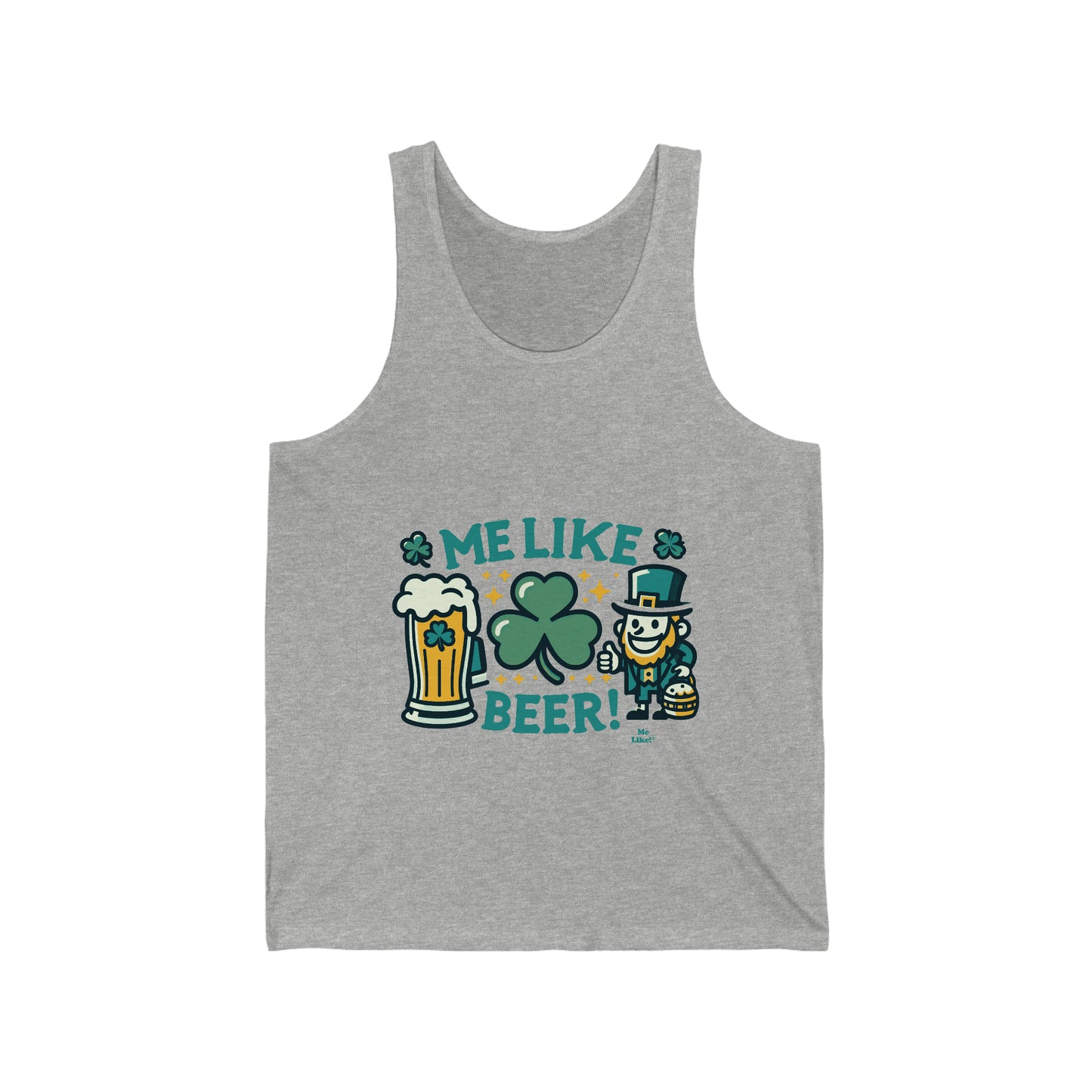 Me Like Beer! - Unisex Jersey Tank - (St. Patrick's Day #1)