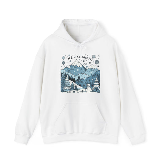 Me Like Snow! - Unisex Heavy Blend™ Hooded Sweatshirt - (Snowman #2)