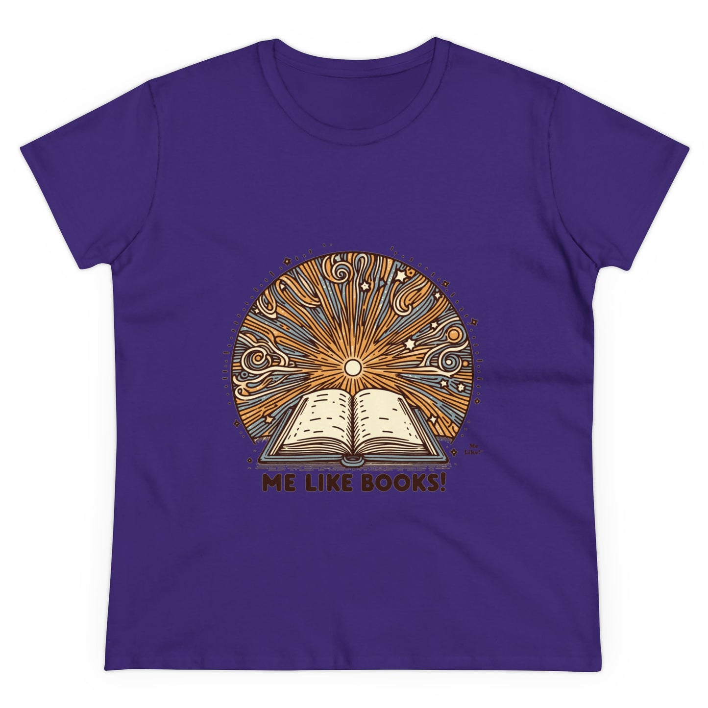 Me Like Books! - Women's Heavy Cotton Tee - (Books #2)