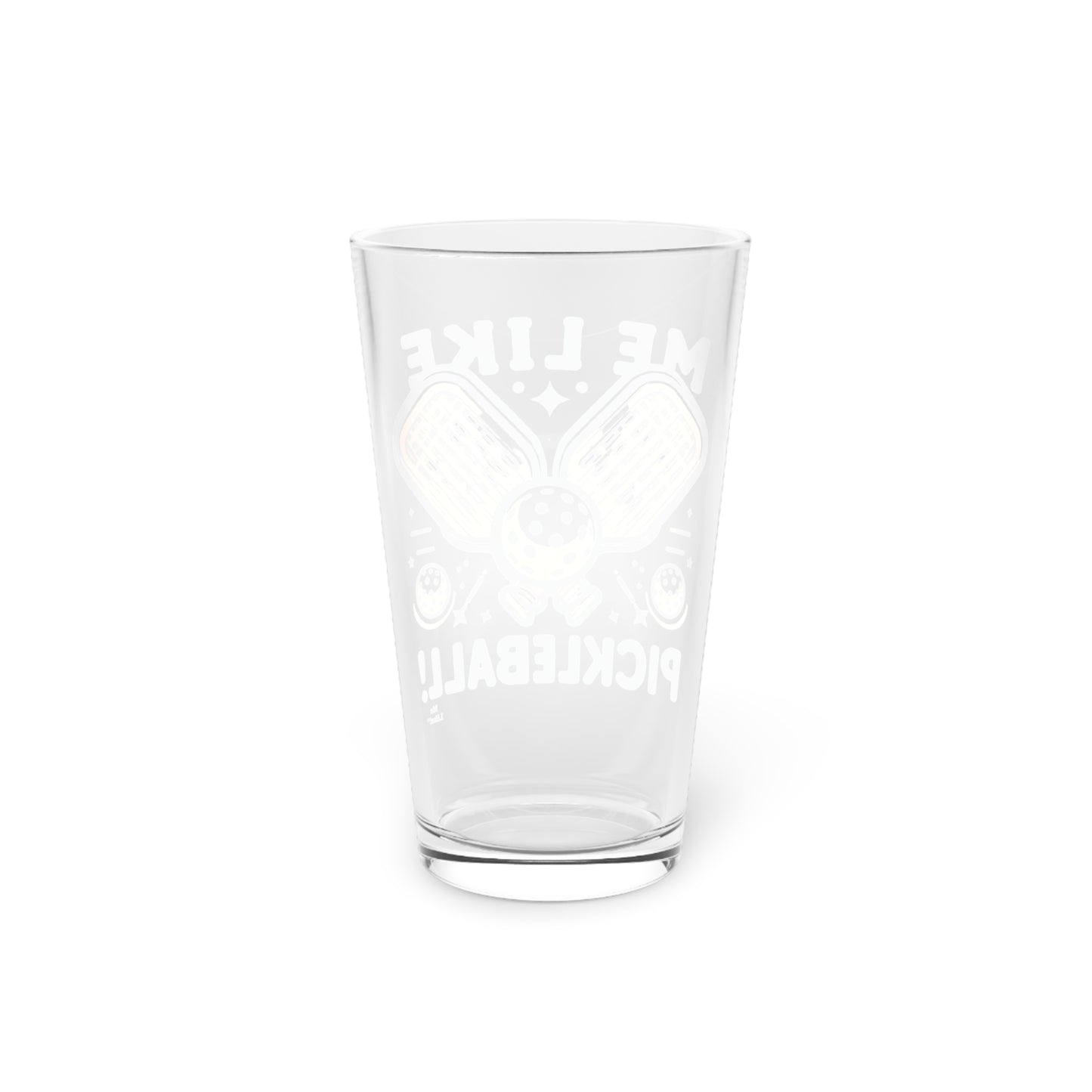 Me Like Pickleball! - Pint Glass, 16oz - (Pickleball #1)